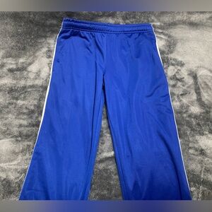 Blue white striped sweatpants in the size junior small